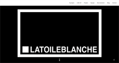 Desktop Screenshot of latoileblanche.org