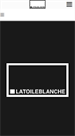 Mobile Screenshot of latoileblanche.org